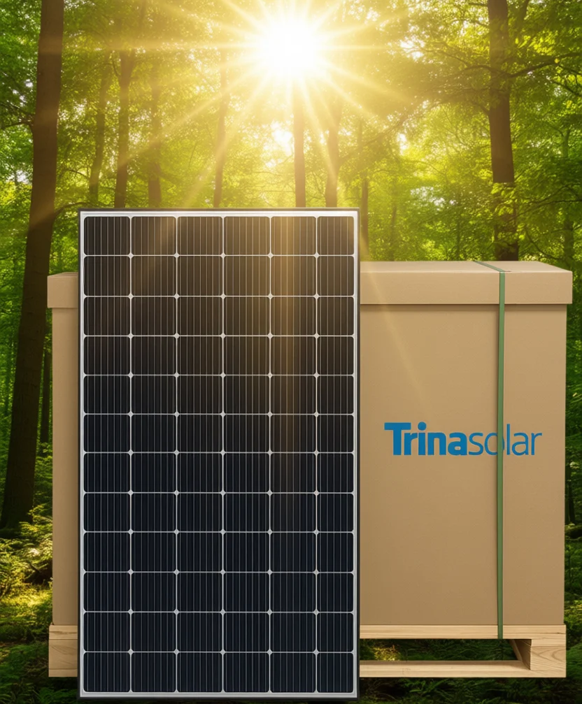 پنل خورشیدی 615 وات بایفیشیال ترینا سولار- سازگار با محیط زیست