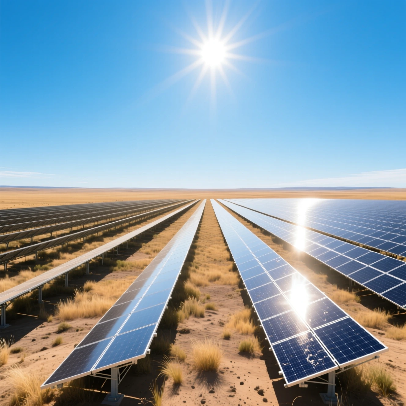 بررسی تابش خورشید در نیروگاه خورشیدی بیابانی